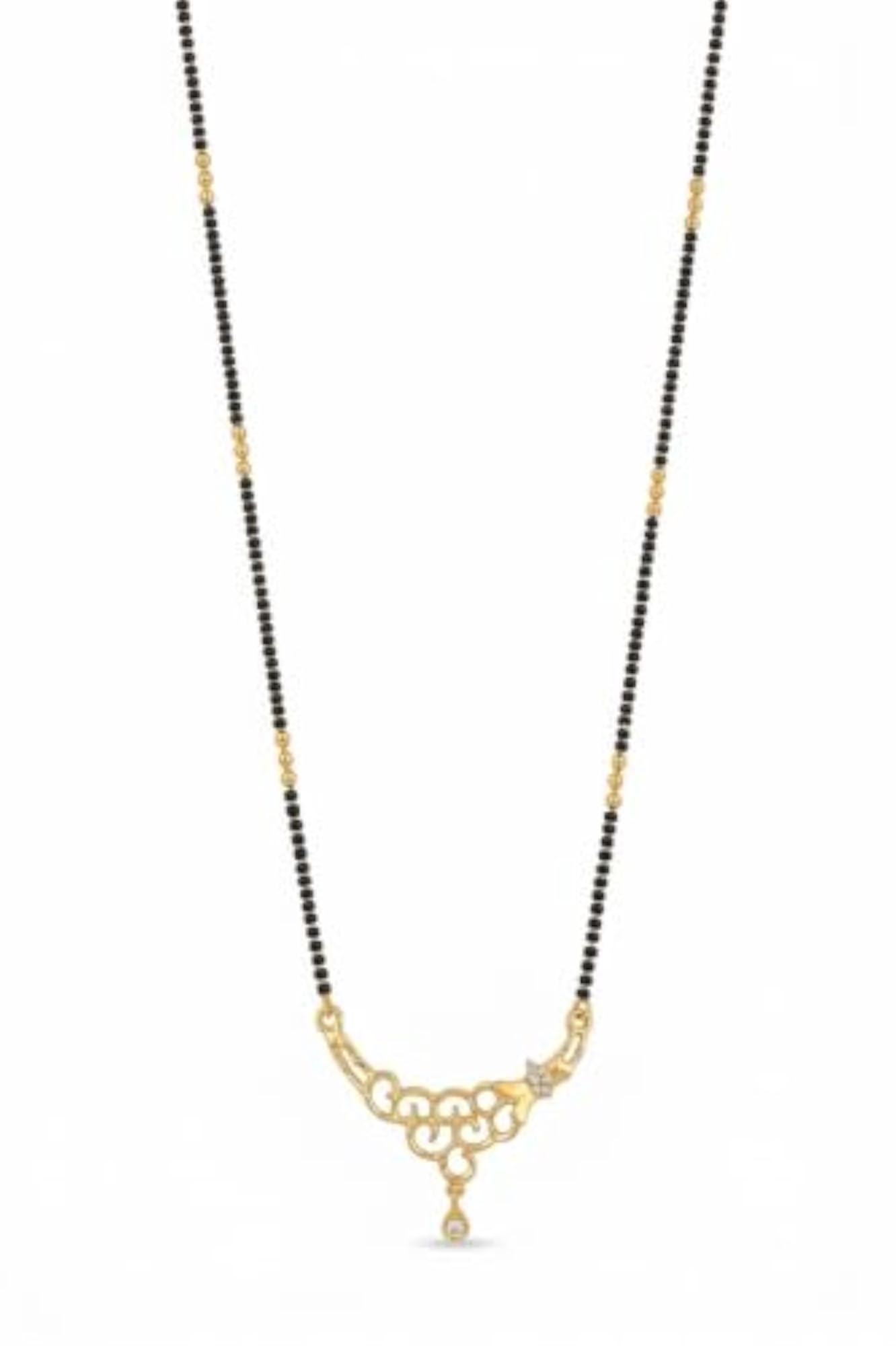 Traditional South Indian Mangalsutra for Women, 1 Gram Gold