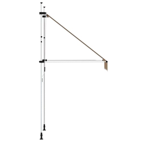 Auvent rétractable manuel 100 cm pour store fenêtre terrasse et petit balcon - 6
