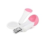 LIOOBO Pet Nail Clipper Magnifying Glass Claw Clippers for Pets for Hedgehogs Hamsters and Guinea Pigs Comfortable Grip Random