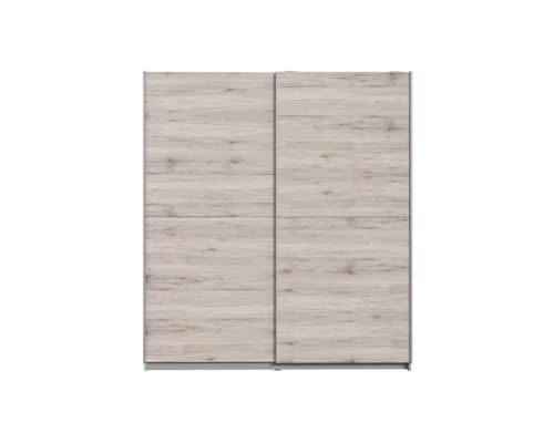 FINLANDEK Armoire de Chambre ULOS Classique décor Chene cendré Clair - L 170,3 cm