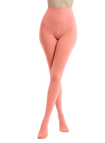 Image of 80D Semi Opaque Tights for Women Stretchable High Waist Womens Stockings Soft Pantyhose with 20+ Colors