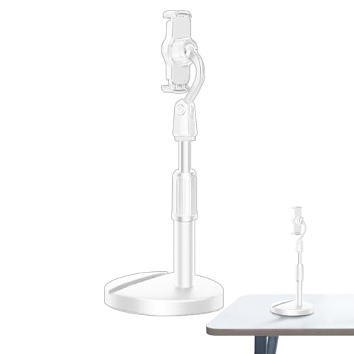Soporte de grabación para teléfono de escritorio, soporte para tableta de altura ajustable para escritorio | Soporte retráctil para teléfono móvil,Soporte de elevación para computadora portátil y tabl
