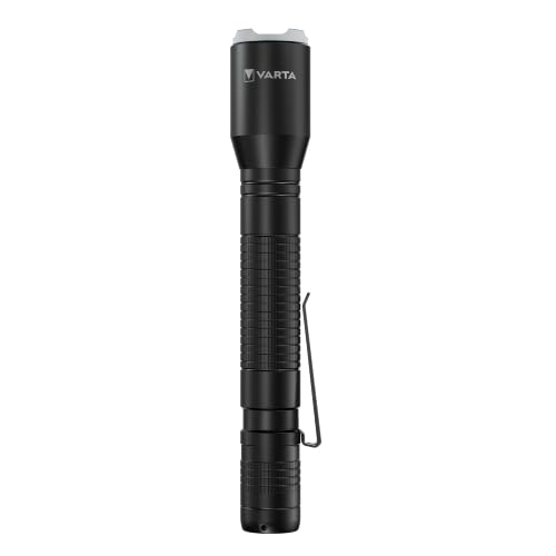 VARTA Torcia LED, alluminio Light F20 Pro, 3 modalitĂ di luce, Nero