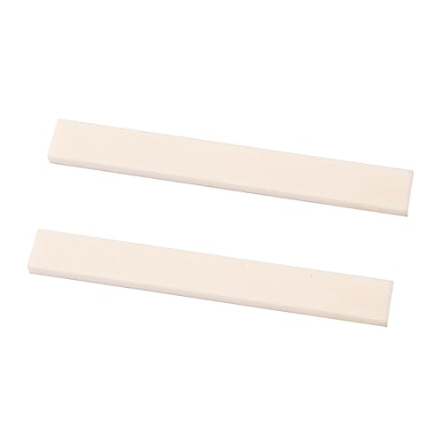 ifundom Acoustic Guitar Nut Blank 80x11x3mm Buffalo Bone Material Guitar Saddle Blank
