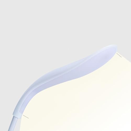 lvifloae Lámpara de escritorio LED con cuello de cisne flexible, recargable, sin cables, 3 niveles de brillo, control táctil y puerto de carga USB para dormitorios, estudios, oficinas y dormitorios. - imagen 9