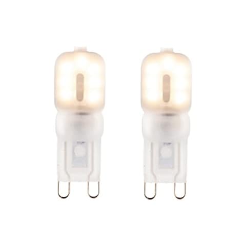 Solmer LTD Saxby 2.5W SMD LED G9 Cap Energy Saving Light Lamps Bulbs 240V - Pack of 2 (Warm White) 3000K Cover