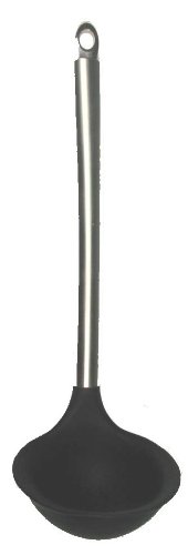 Starfrit Gourmet Black Silicone and Stainless Ladle