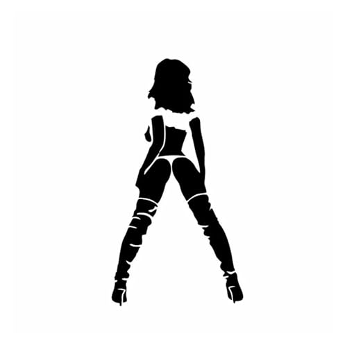 �ԗp�X�e�b�J�[ �z�b�g�Z�N�V�[�K�[�� �t�@�b�V���� PVC �ԗp�f�R���[�V���� �f�J�[�� �A�N�Z�T���[ �N���G�C�e�B�u �h�� ���Ă��h�~(Black,20cm*11cm)