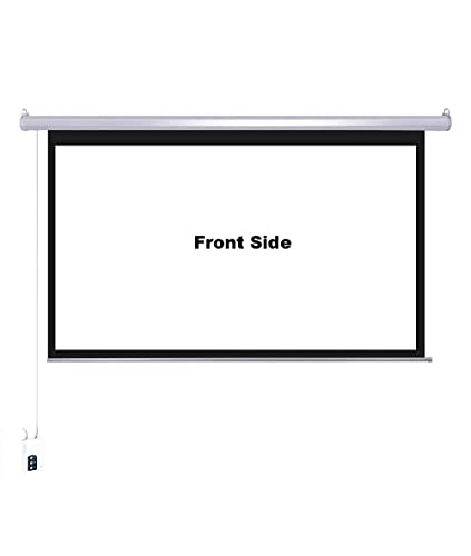 Image of Technolite Imported Motorised Projector Screen, 92 Inches Diagonal, 16:9 Aspect Ratio Format, 80 x 45 Inches Viewing Area, Supports Ultra HD-3D-4K Technology(White)