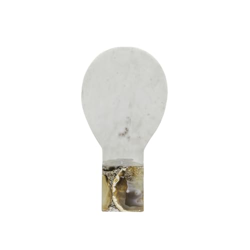 Foreside Home and Garden Brown Agate and Marble Spoon Rest by Foreside Home & Garden
