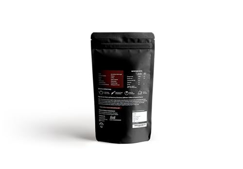 Image of Wah Tea Coffee Caramel Loose Leaf Black Tea - Rich Coffee & Caramel Dessert Blend | Chocolate & Vanilla Notes | Smooth, Indulgent Gourmet Flavor | 100g