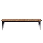 OUTLIV. Clark 3-Sitzer Gartenbank Teak & Aluminium