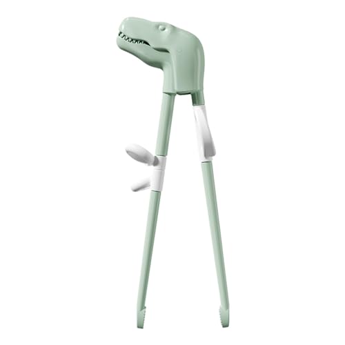 初心者トレーニング箸 - 簡単に学習できる恐竜をテーマにした練習箸 |お箸のスキルをマスターするための指の柔軟性トレーナー |子供、大人、教育遊びに最適です。」トレーニング箸