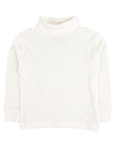 Image of Leveret Girls Boys & Toddler Solid Turtleneck 100% Cotton Kids Shirt (2 Toddler-14 Years) Variety of Colors