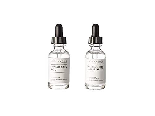 Asterwood Naturals Hyaluronic Acid and Matrixyl 3000 + Argireline Serum 1oz