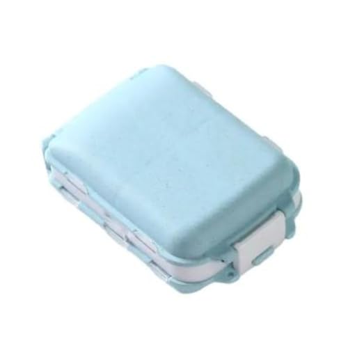 Porta Comprimido Estojo Caixa Organizadora Porta Comprimidos Caixa Porta Remédio Caixa Porta Comprimidos E Suplementos PREMIUM Appari (Azul)
