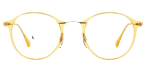 Image of Ray-Ban Vista RX 7073 5589 Eyeglasses Matte Yellow
