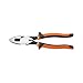 Klein Tools 2138NEEINS Slim Handle Insulated Side Cutter Pliers, Streamline New England Nose with Knurled Jaws, 8-Inch
