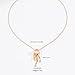 Gmai Gold Plated Jellyfish Pendant Necklace Transparent Resin Dome with Rhinestone Tentacles Dainty Chain Hypoallergenic Ocean Theme Jewelry Gift (Jellyfish necklace)