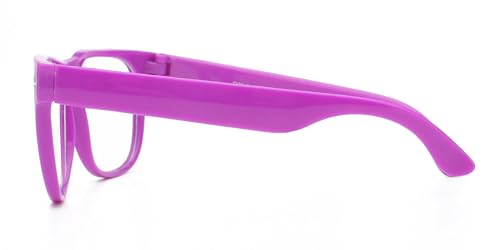 Image of OWL Retro Style Sunglasses 80's Classic Vintage Unisex Nerd Colored Frame