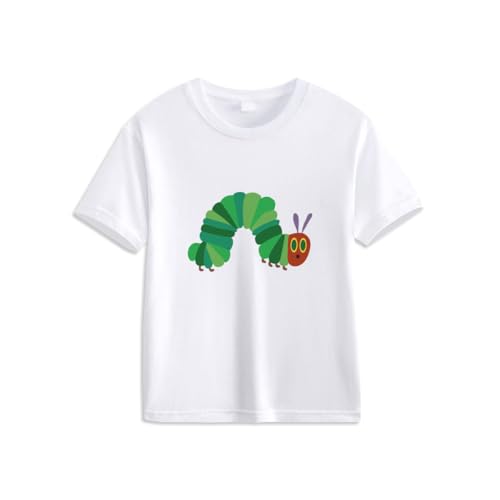 Hungry Caterpillar Toddler Boys Girls Short Sleeve T-Shirt Cotton Tee Tops