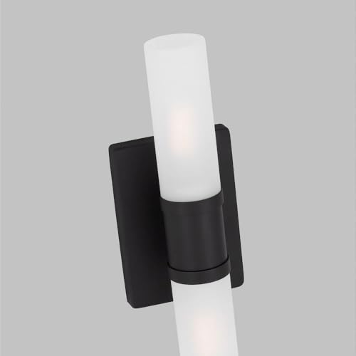 Image of Generation Lighting 4465002-112 Keaton Vanity, 2-Light 80 Total Watts, Midnight Black