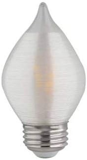 Satco S 4 Watt C15 Led Satin Spun Clear Medium Base 2700k 300 Lumens 1 Volts Amazon Com