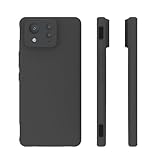 Futanwei Capa para ASUS Zenfone 11 Ultra, Capa Protetora de Corpo Inteiro, Preta Fosca, TPU Flexível, Antiderrapante