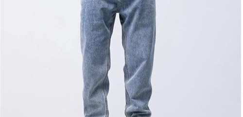 Men's Classic Cotton Loose Straight-Leg Business Stretch Jeans2