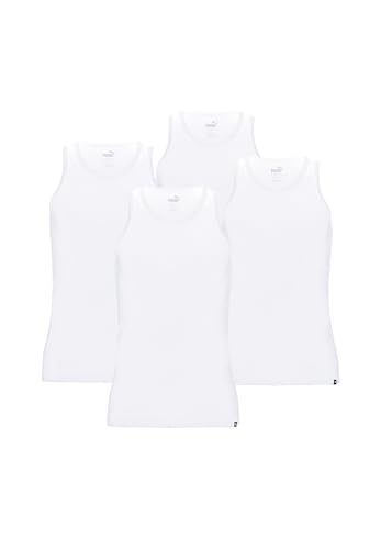Débardeur homme PUMA lot de 4 coton noir et blanc sous-vêtement maillot de corps S