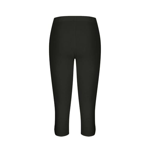 Women Capri Leggings 2025 Dressy Casual Summer Capris Comfy Knee Length Crop Pants Trendy Workout Compression Pants Black-b3