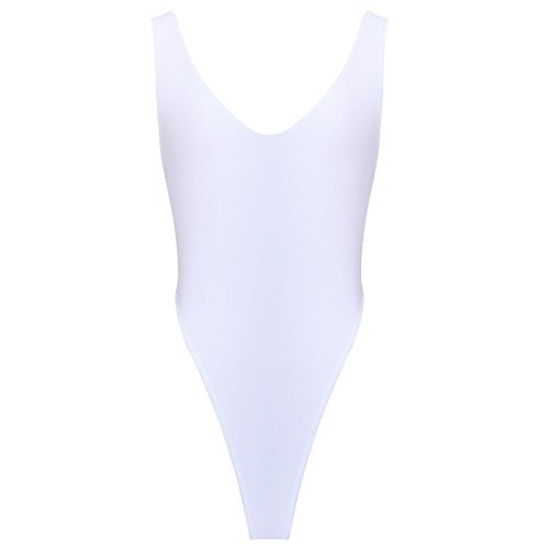iEFiEL Damen Hydrasuit Wetlook Badeanzug Bademode Schwimmanzug Tanz...