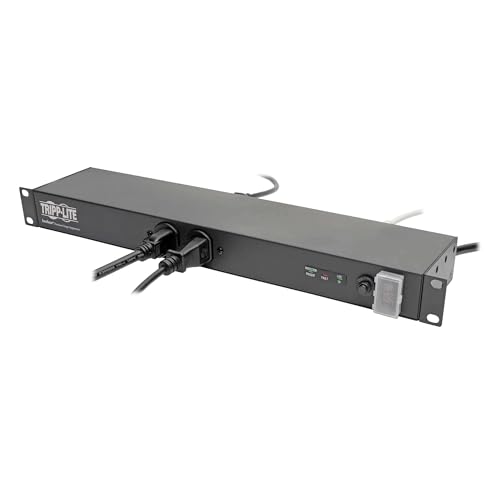 Image of Tripp Lite 12-Outlet Rackmount PDU Isobar Surge Protector Power Strip, 15A, 3840 Joules, 15ft Cord with 5-15P Plug, 1U Rack-Mount, Lifetime Manufacturer's Warranty & $25,000 Insurance (ISOBAR12ULTRA)