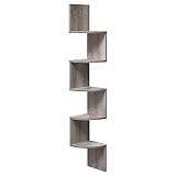 [Minimalistisches Design] Stellen Sie CDs, Bilderrahmen, Deko und Souvenirs auf diesem schlichten Eckregal in Ihrem Wohnzimmer, Arbeitszimmer, Schlafzimmer oder Ihrer Küche aus und beeindrucken Sie Ihre Gäste mit seinem stilvollen Design