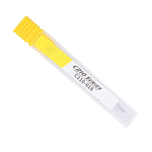 Image of Tyenaza Soldering Iron Tip, C210 Soldering Tip Metal Welding Head Replacement Solder Rework Station Accessories for JBC 210 Cutter Tip(C210-018 Knife Head)