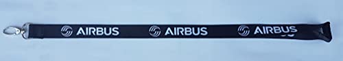 Airbus Fabric Lanyard Black Pack of 1 with Safety Break Away on Amazon