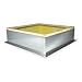 Roof Curb, Fixed, 12 in H, 17 1/2 in OD