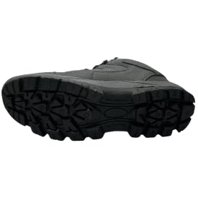 Men’s Grey and Red Waterproof Hiking Boots with High Ankle Support2