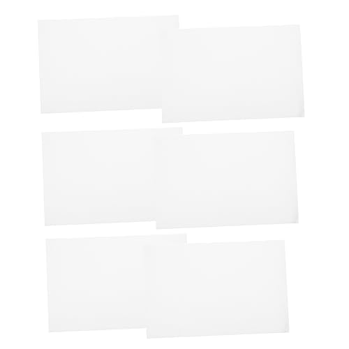 IWOWHERO 6pcs Cotton Cross-Stitch Fabric DIY Needlework Accessory White 30x45cm Embroidery DIY Cloth Handmade Embroidery