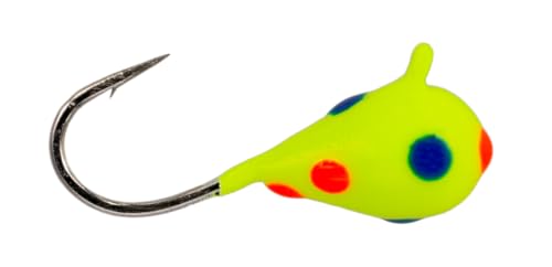 K&E STOPPER LURES Tungsten-Pelkie ICE JIG/Size 14 / WNDR Bright CHRT / 1 Pack
