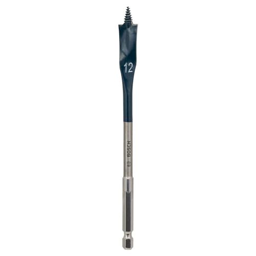 Bosch Professional Flachfräsbohrer (für Weich- und Hartholz, Durchmesser: 12 mm)