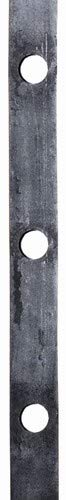 DECO FER FORGE Barre trouée - Hauteur 500mm.