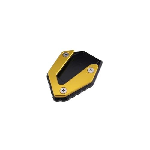 extensión Pata Cabra Lateral para Tracer 700GT 700 2015-2022 Placa Soporte Extensión para Caballete Lateral(Gold No Logo)