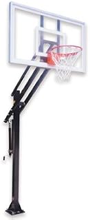 Attack Select Steel-Acrylic In Ground Adjustable Basketball System Black