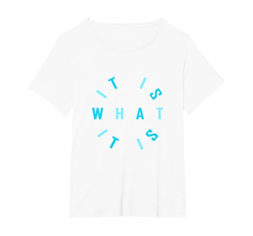 Blue is What It Blue Graphic T-Shirt, Women's Plus, White, 5X