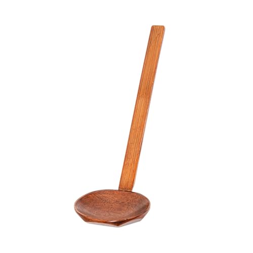 Cucharada japonesa, cucharadas de ramen de madera - Cuchara japonesa de mango largo,Cucharas de mango largo, cucharas de cocina de madera para comer, mezclar, revolver