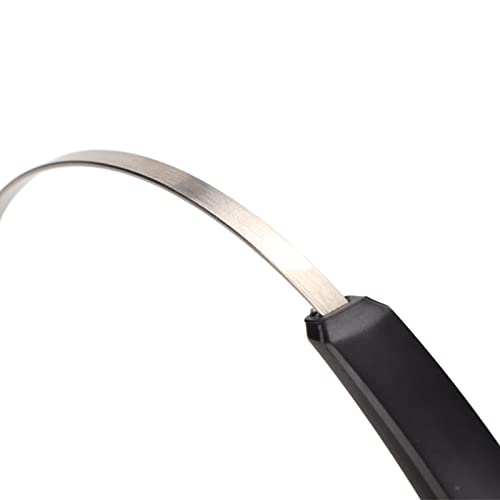Auriculares de teléfono con enchufe doble de 3.5 mm cable PC negro 2