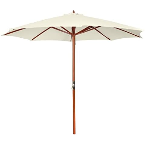 Parasol vidaXL Blanc Sable Cover