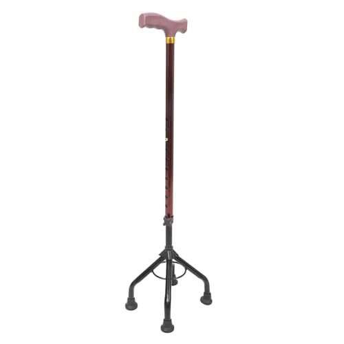 HAPINARY Durable Walking Stick Aluminum Alloy Crutches Ergonomic Design Nonslip Cane for Seniors Walking Pole for Stability