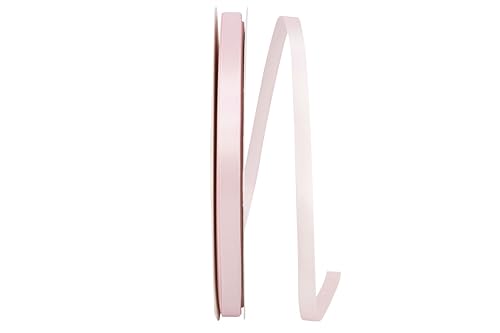 Reliant Ribbon 5150-117-15C Single Face Sfs Satin Ribbon, 3/8 Inch X 100 Yards, Light Pink